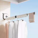 Suction Cup Retractable Clothes Rack